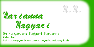 marianna magyari business card